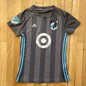 Minnesota Loons MLS Jersey Size Small Adidas Womens Climalite Polyester